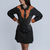 Vestido Faex Mezclilla Negro 025